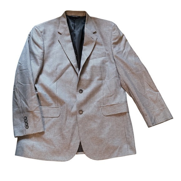 Croft & Barrow houndstooth Men's Gray Blazer